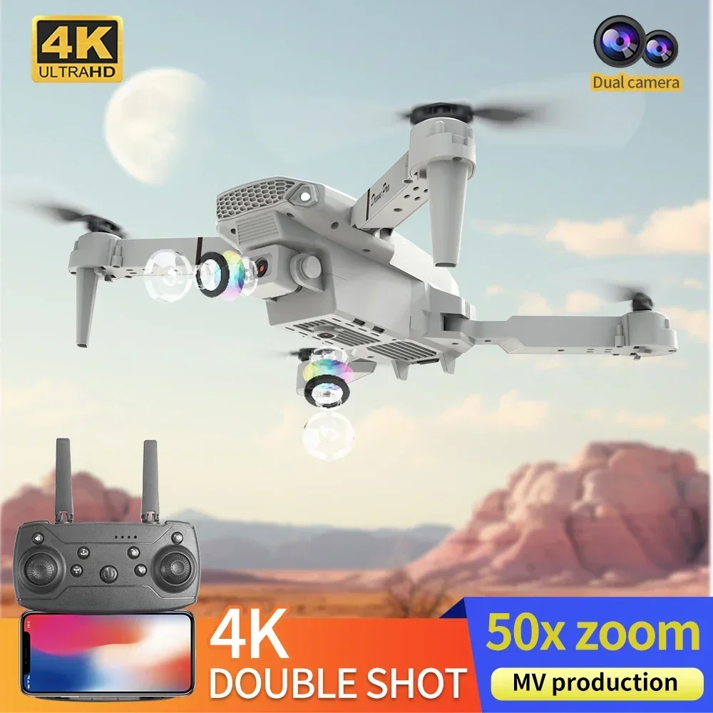 4K HD Camera E88 Mini Drone Wi - đánh giá và giá Drone Kit Tricopter