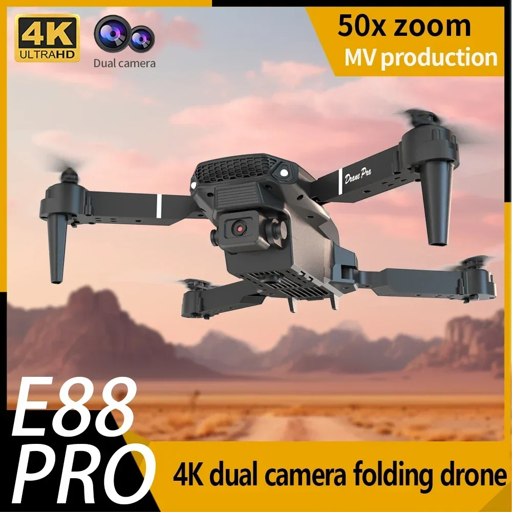 4K HD Camera E88 Mini Drone Wi - đánh giá và giá Drone Kit Tricopter
