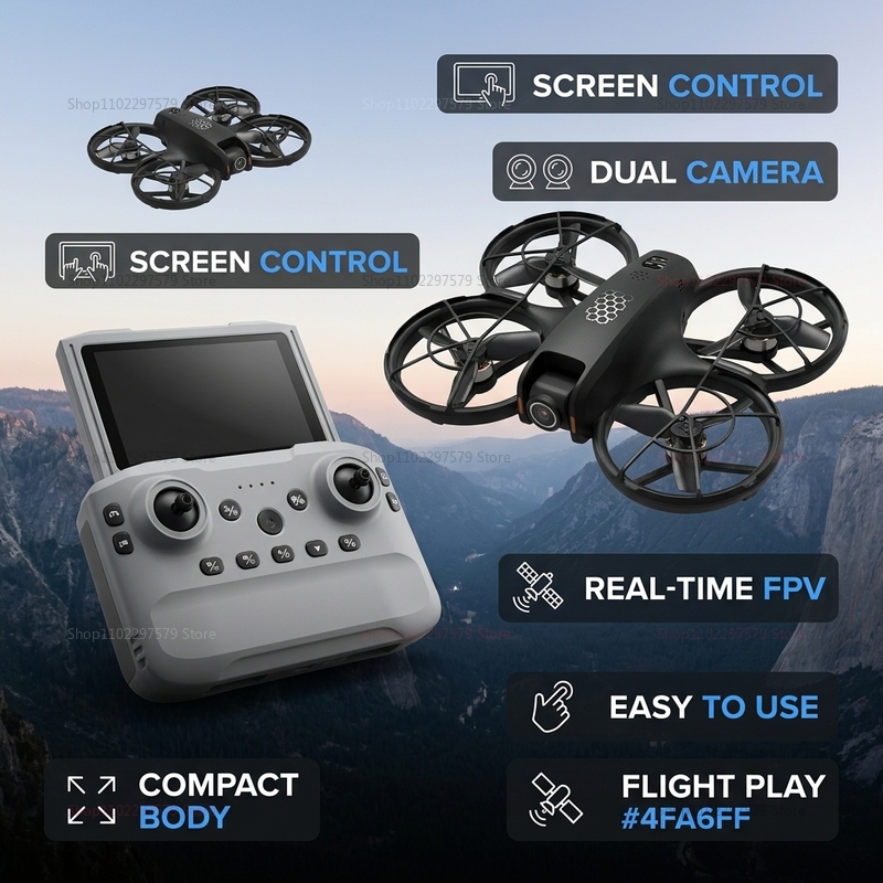 2026 NEW M5 Airplane Aerial Ph - đánh giá và giá Drone Kit Tricopter