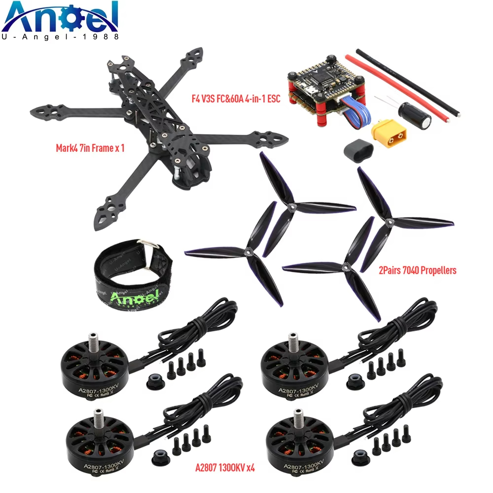 Mark4 Mark 4 7inch 295mm FPV F - đánh giá và giá Drone Kit Beginner